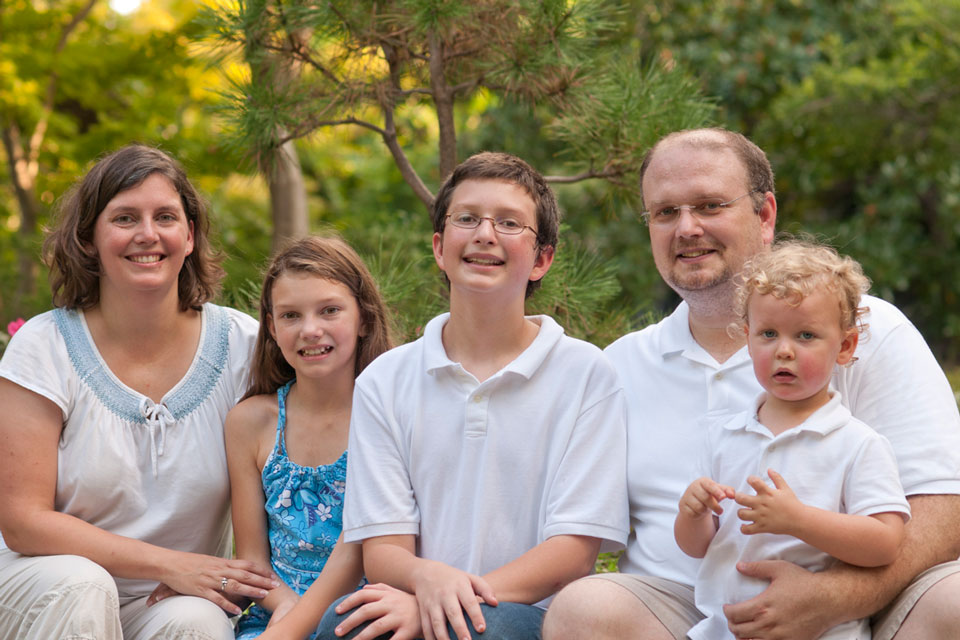 Jeter Family Portrait at the Japanese Garden