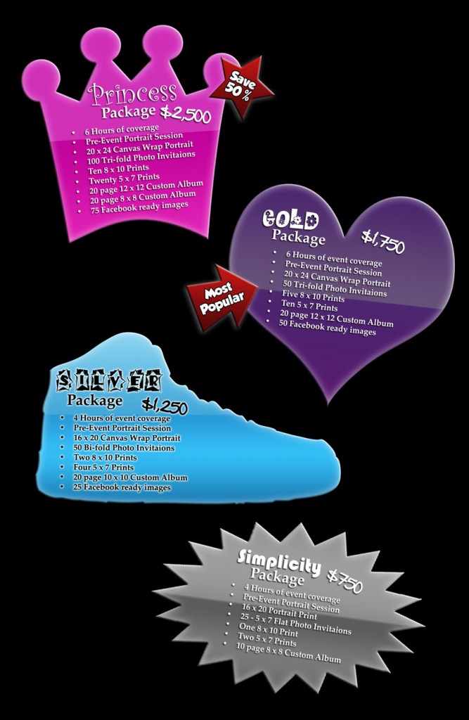 Quinceañera Photography Package Pricing Paul Jeter Photography